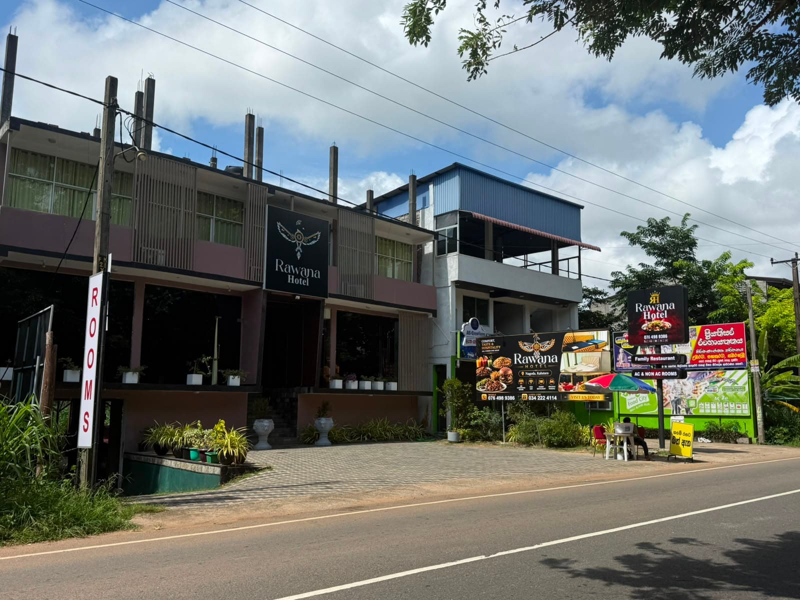 Hotel Rawana, Nagoda